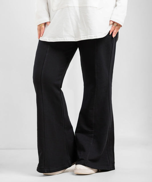Summer melton flare pants