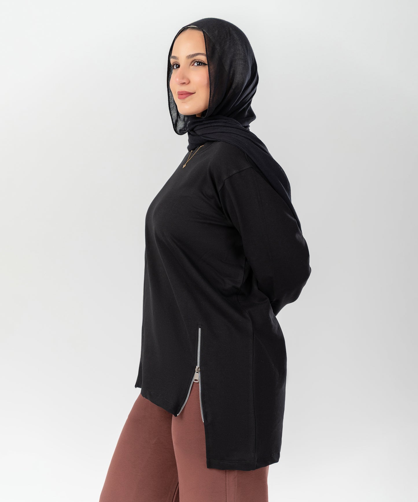 T shirt with Zipper
