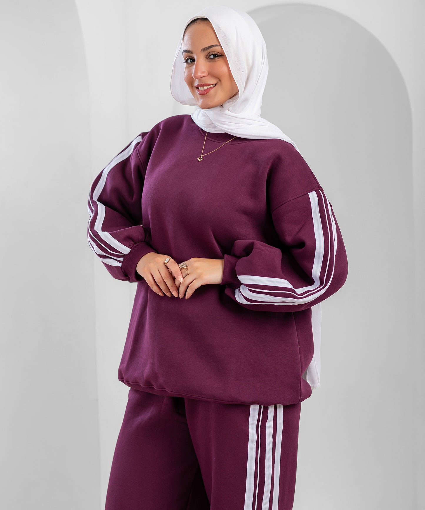 Stripe Melton Set