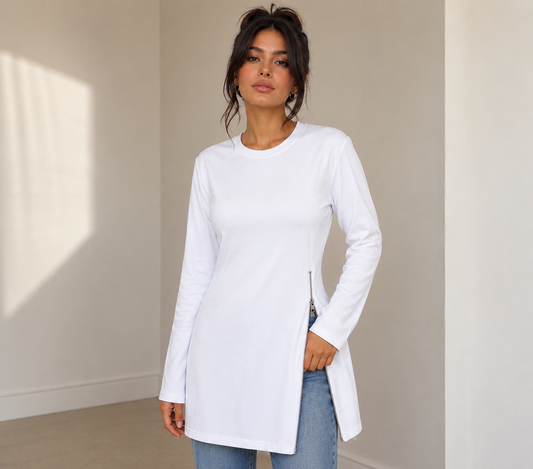 Zipper tshirt