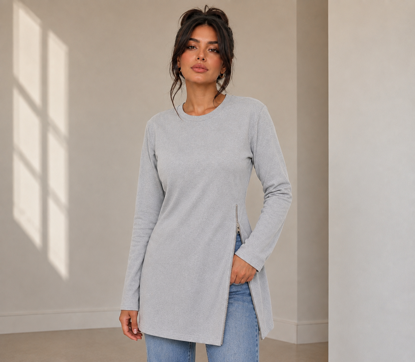 Zipper tshirt