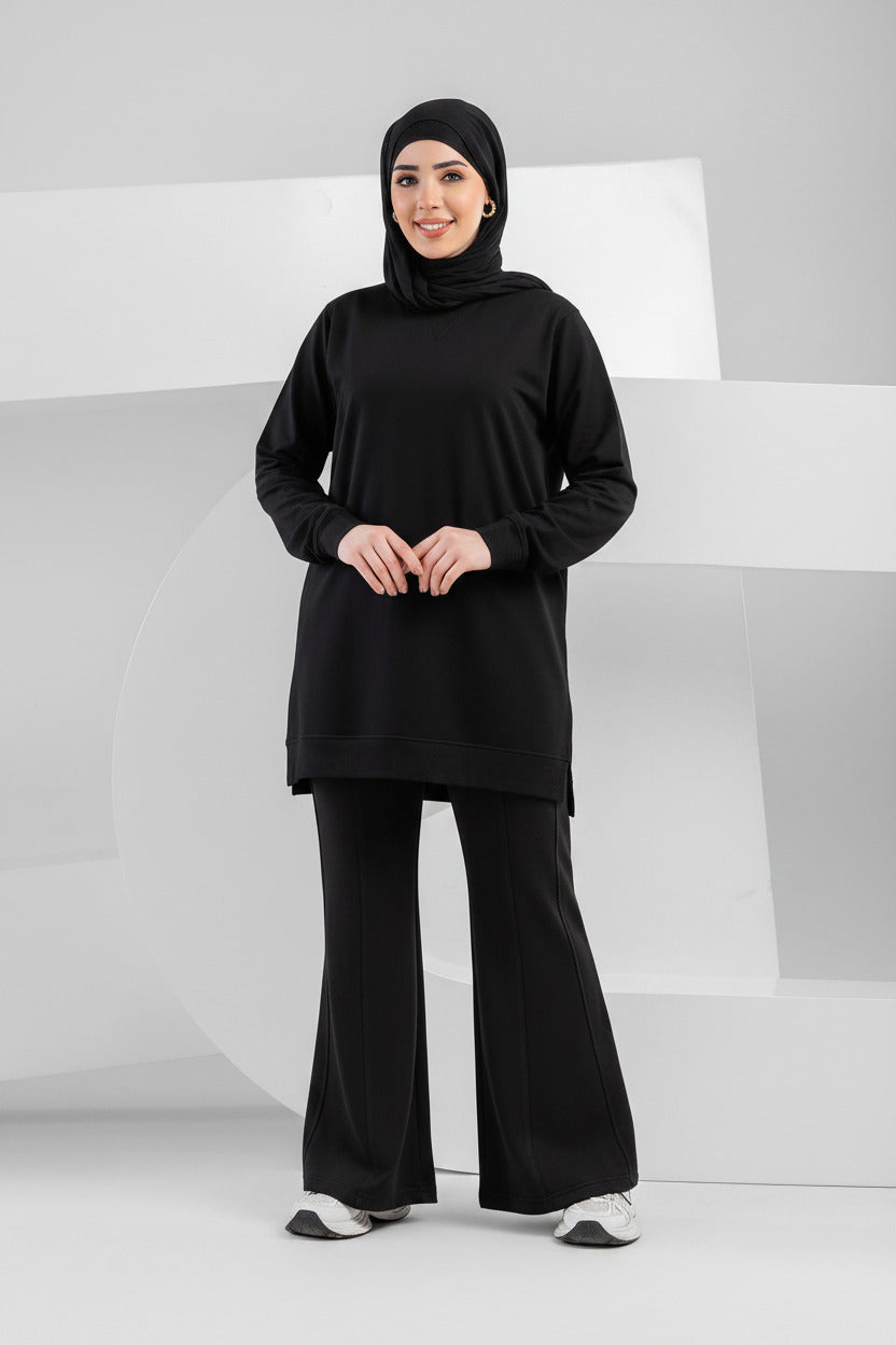 قميص طويل أساسي من أكيرا للملابس الخارجية، مصنوع من قماش ناعم وتصميم بسيط وأنيق للاستخدام اليومي