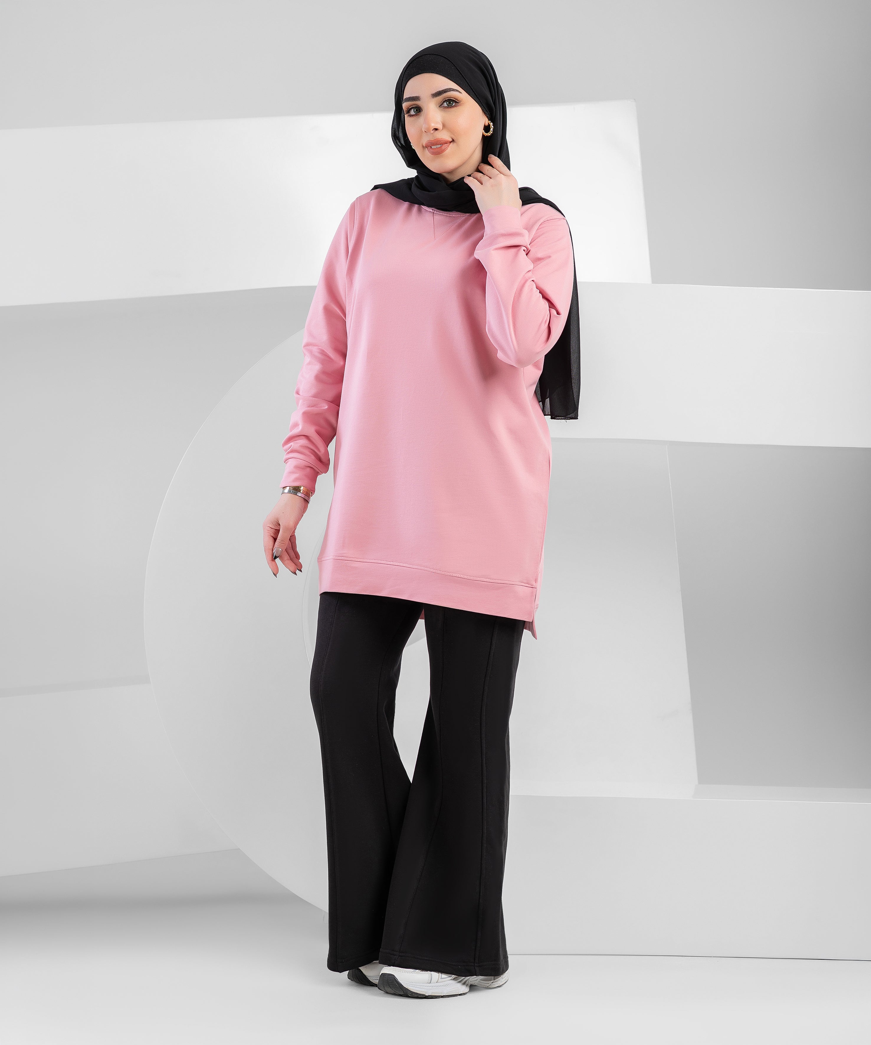 تيشيرت طويل أساسي